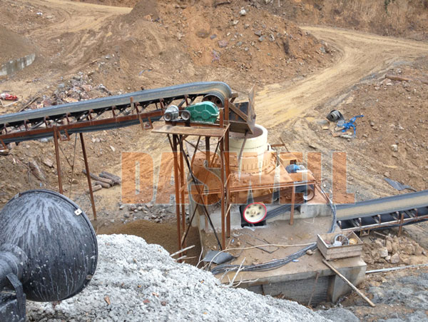 wide application of cone rock crusher