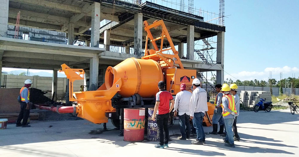 DHBT40 portable concrete pump in Philippines
